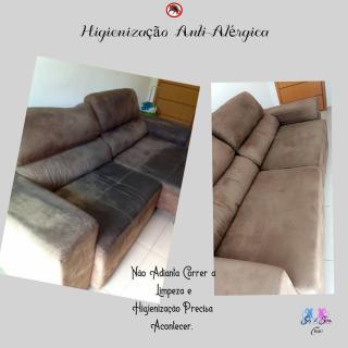 Estofado de Suede  Impermeabilização de Estofados Proteção de Tecidos Impermeabilização de Sofás